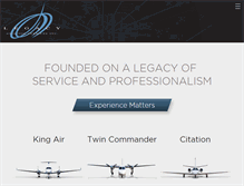 Tablet Screenshot of legacy-aviation.com